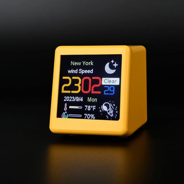 Vibe Geeks Wi-fi Enabled Desktop Smart Mini Digital Weather