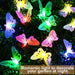 Vibe Geeks Fiber Optics Butterfly String Lights 12 Led