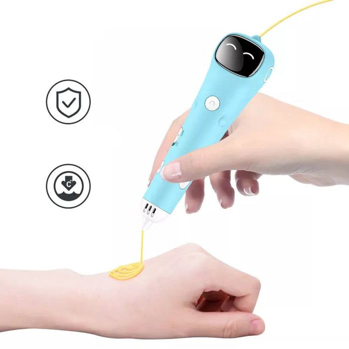 Vibe Geeks 3d Filament Printing Pen Diy Arts And Crafts-