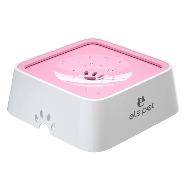 Vibe Geeks Floating Bowl Pet Slow Drinking Fountain Water