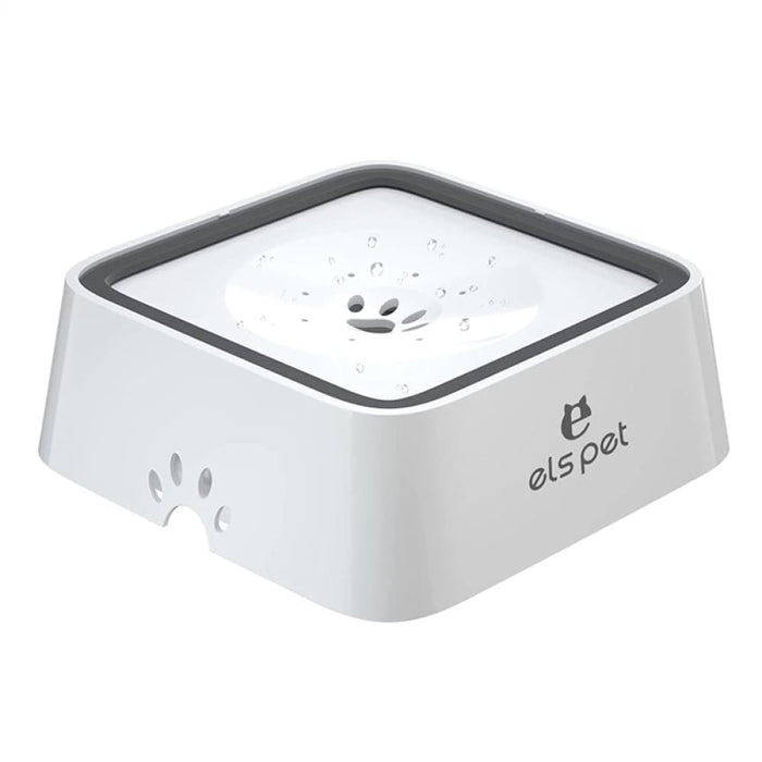 Vibe Geeks Floating Bowl Pet Slow Drinking Fountain Water