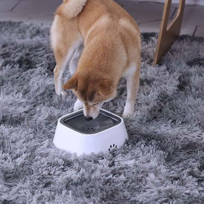 Vibe Geeks Floating Bowl Pet Slow Drinking Fountain Water