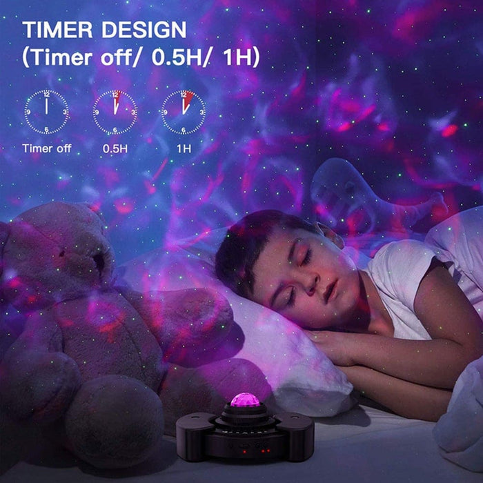 Vibe Geeks Galaxy Star Light Projector And Bluetooth