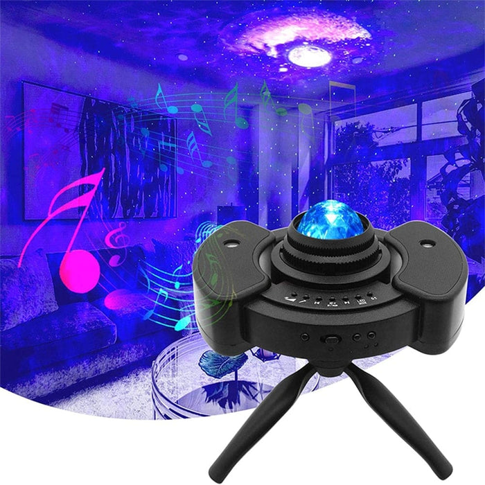 Vibe Geeks Galaxy Star Light Projector And Bluetooth