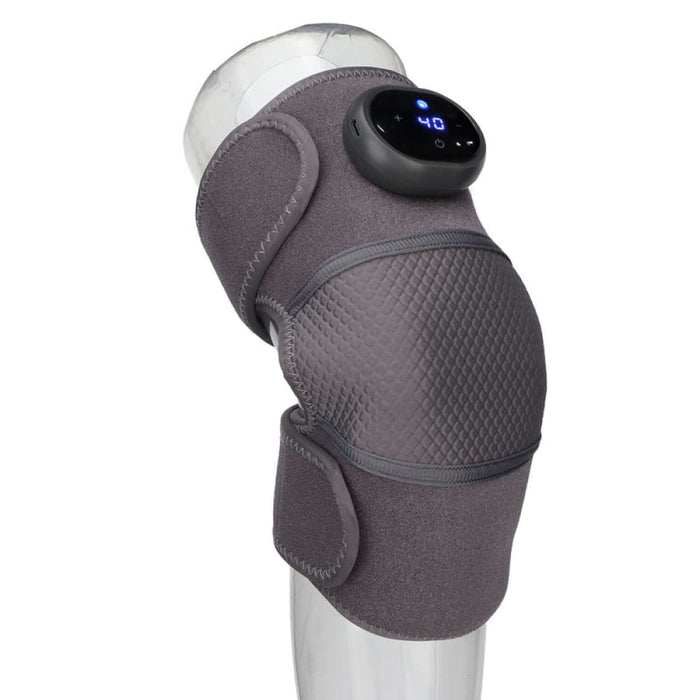 Vibe Geeks Heated Knee Brace Wrap With Massager For Pain