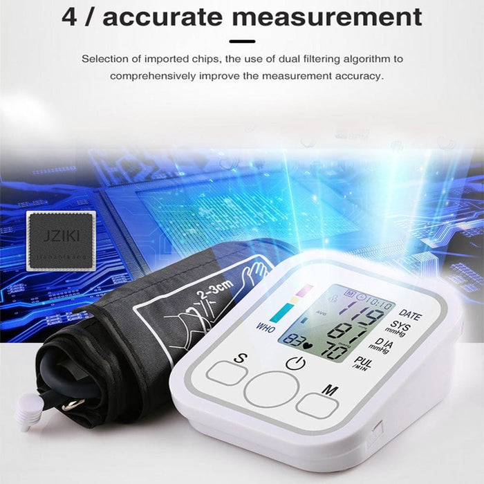 Vibe Geeks High Accuracy Digital Blood Pressure Monitor