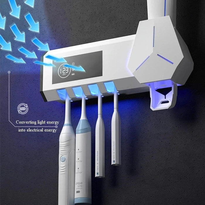 Vibe Geeks Light Charging Smart Uv Toothbrush Sterilizer