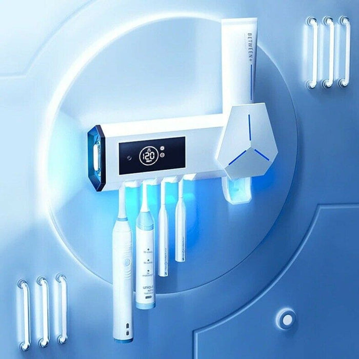 Vibe Geeks Light Charging Smart Uv Toothbrush Sterilizer