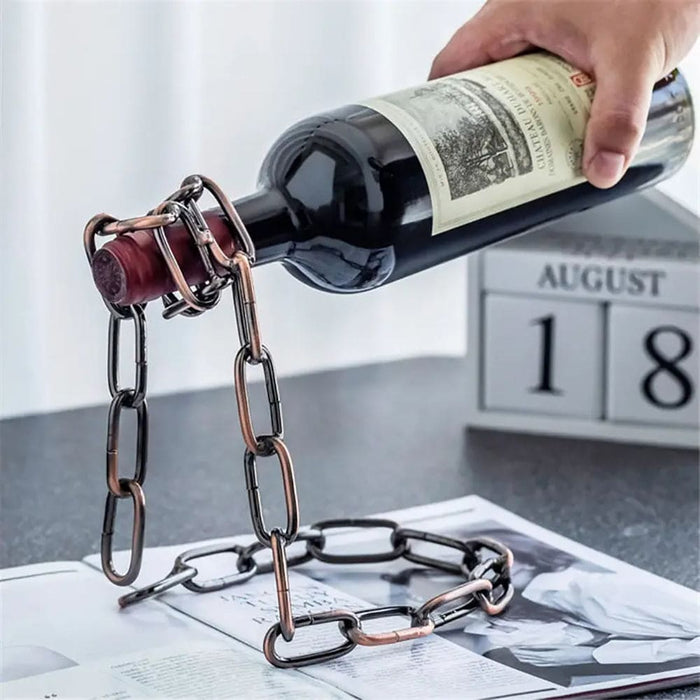 Vibe Geeks Magic Floating Wine Bottle Holder Unique Link