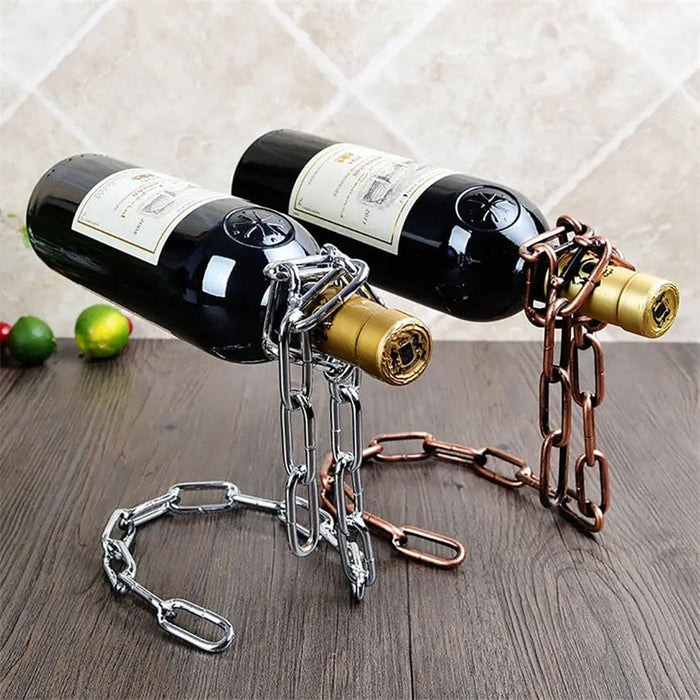 Vibe Geeks Magic Floating Wine Bottle Holder Unique Link