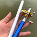 Vibe Geeks Mini Portable Pocket Pen Telescopic Fishing Rod