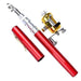 Vibe Geeks Mini Portable Pocket Pen Telescopic Fishing Rod