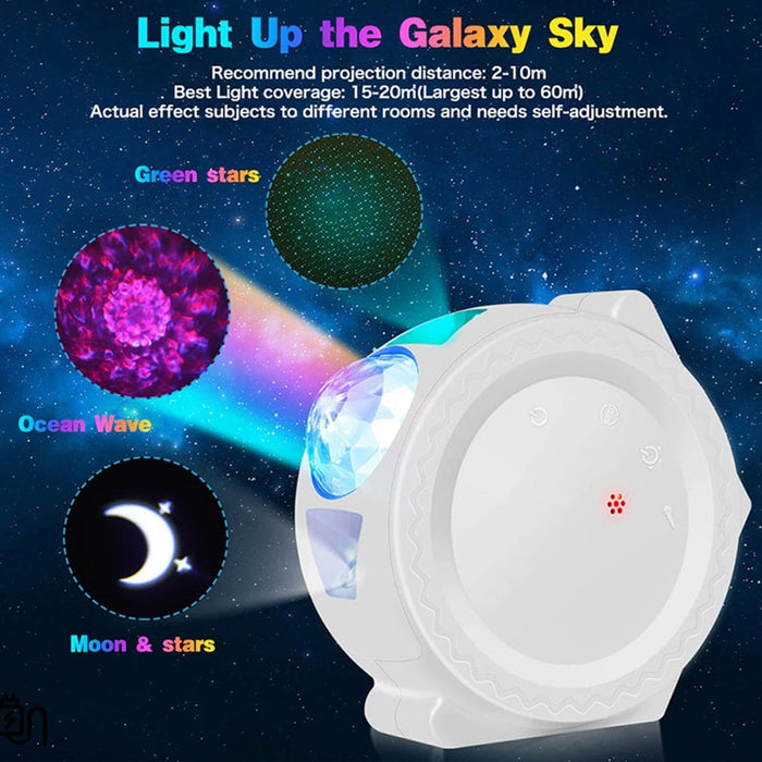 Vibe Geeks Led Night Light Wi-fi Enabled Star Projector