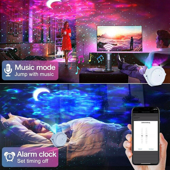 Vibe Geeks Led Night Light Wi-fi Enabled Star Projector