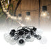 Vibe Geeks Led Outdoor Garden Solar Powered String Lights