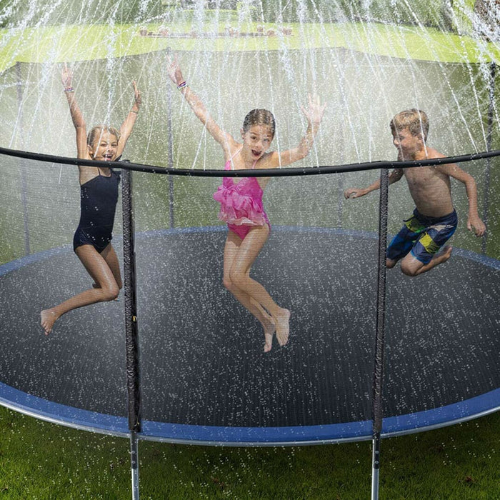 Vibe Geeks Outdoor Trampoline Water Sprinkler Hose