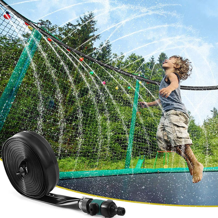 Vibe Geeks Outdoor Trampoline Water Sprinkler Hose