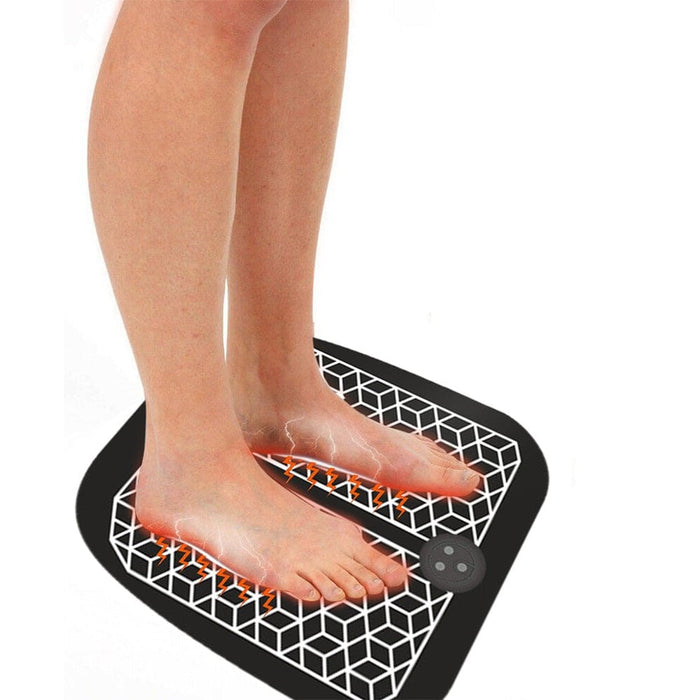 Vibe Geeks Ems Physiotherapy Foot Massager Mat- Usb Charging