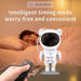 Vibe Geeks Usb Plugged-in Astronaut Galaxy Starry Sky Light