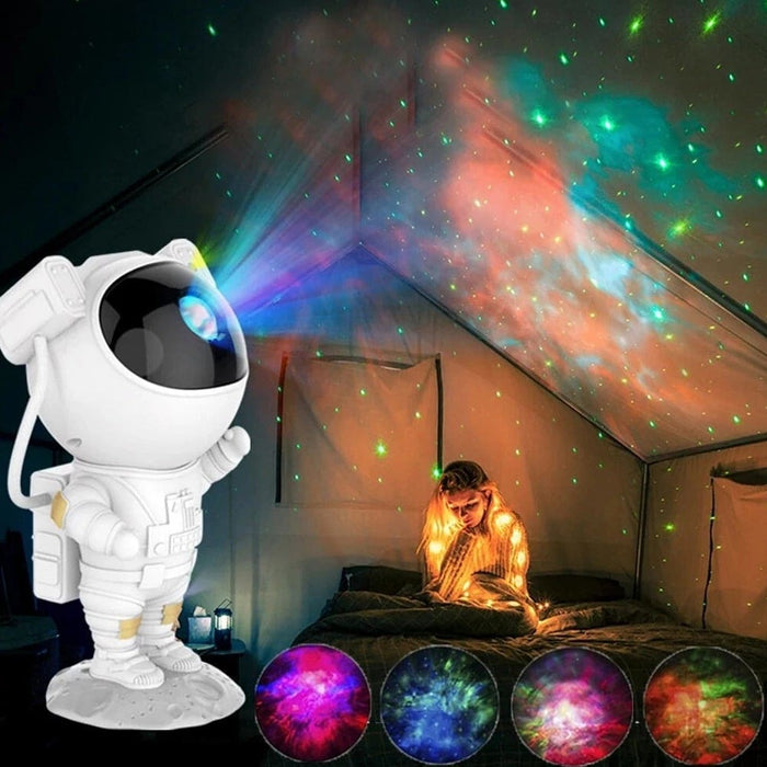 Vibe Geeks Usb Plugged-in Astronaut Galaxy Starry Sky Light