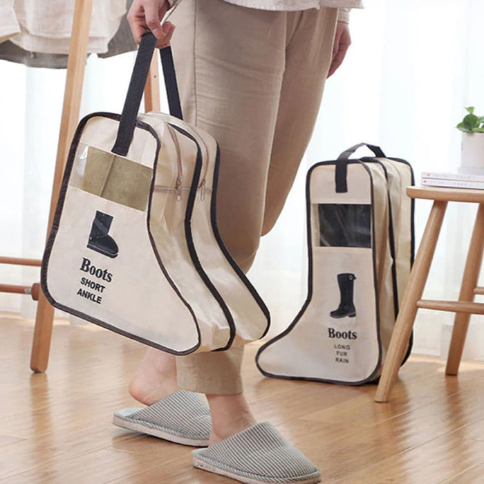 Vibe Geeks Portable And Dust Proof High Heels Shoe Zippered