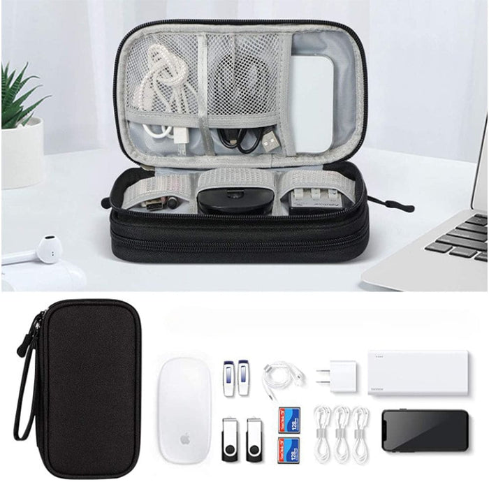 Vibe Geeks All-in-one Portable Travel Cable Organizer Bag