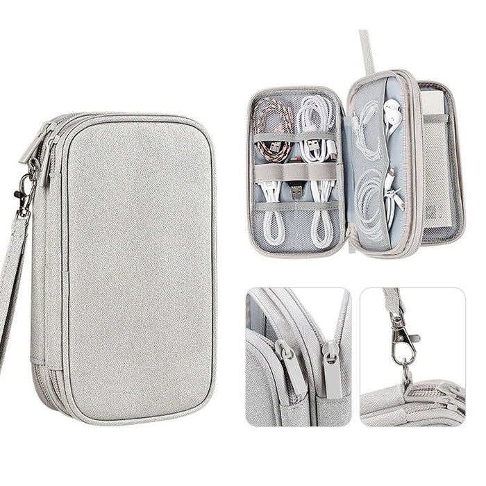 Vibe Geeks All-in-one Portable Travel Cable Organizer Bag