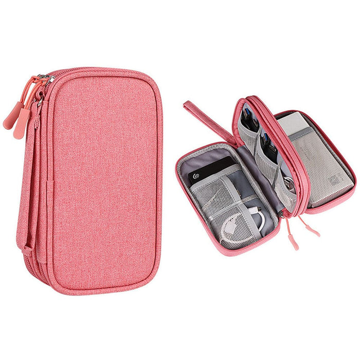 Vibe Geeks All-in-one Portable Travel Cable Organizer Bag