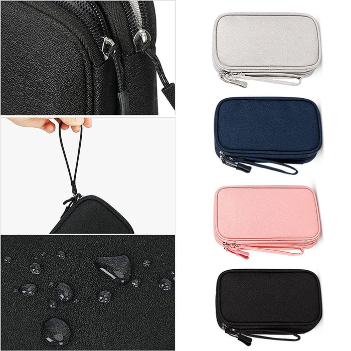 Vibe Geeks All-in-one Portable Travel Cable Organizer Bag