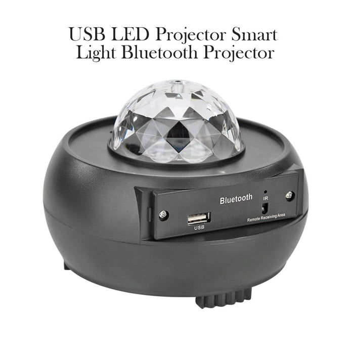 Vibe Geeks Usb Powered Led Projector Smart Light Bluetooth