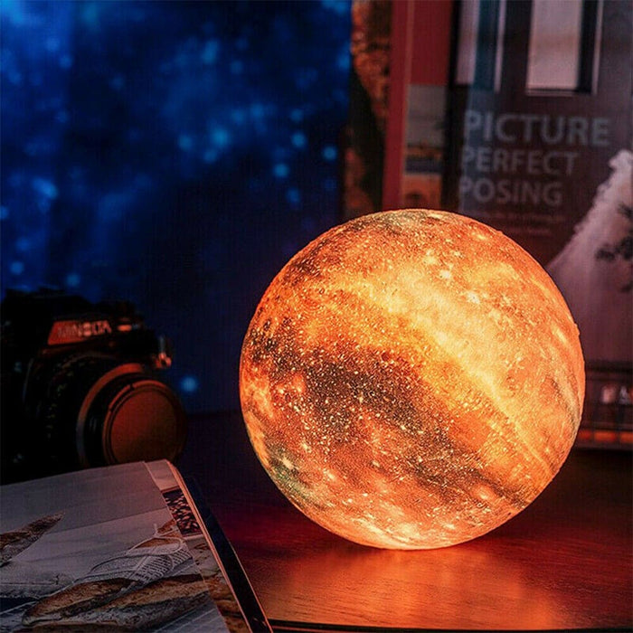 Vibe Geeks 3d Printed Moon Galaxy Star Night Lamp And Room