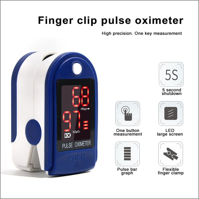 Vibe Geeks Pulse Oled Display Fingertip Oximeter- Battery