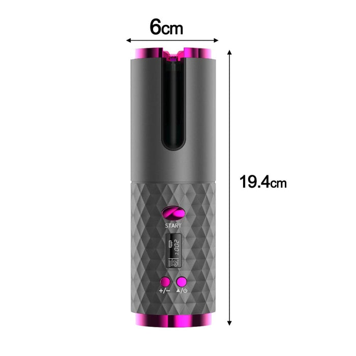 Vibe Geeks Usb Rechargeable Cordless Auto-rotating Ceramic