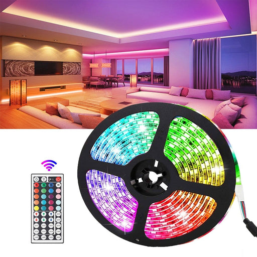 Vibe Geeks Remote Controlled Led Light Strips With Power