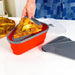 Vibe Geeks Reusable Expandable Silicone Pizza Storage