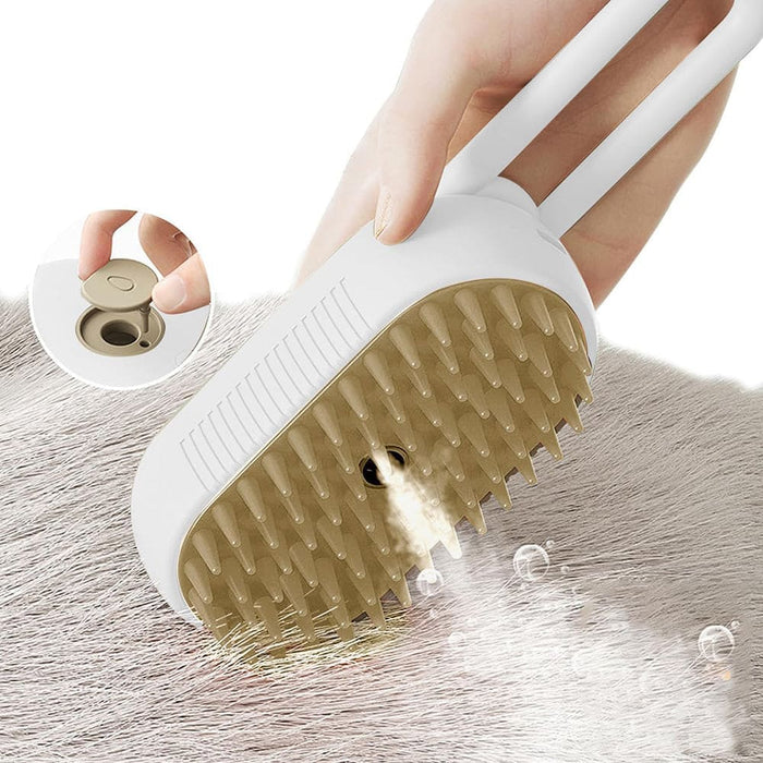 Vibe Geeks Self-cleaning Hair Removal Cat Steamy Brush