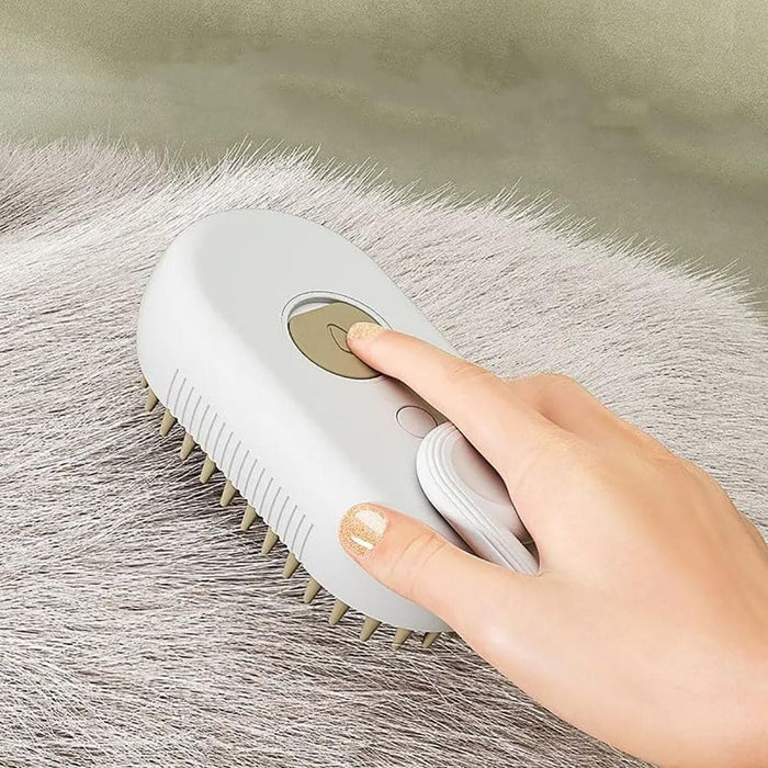 Vibe Geeks Self-cleaning Hair Removal Cat Steamy Brush