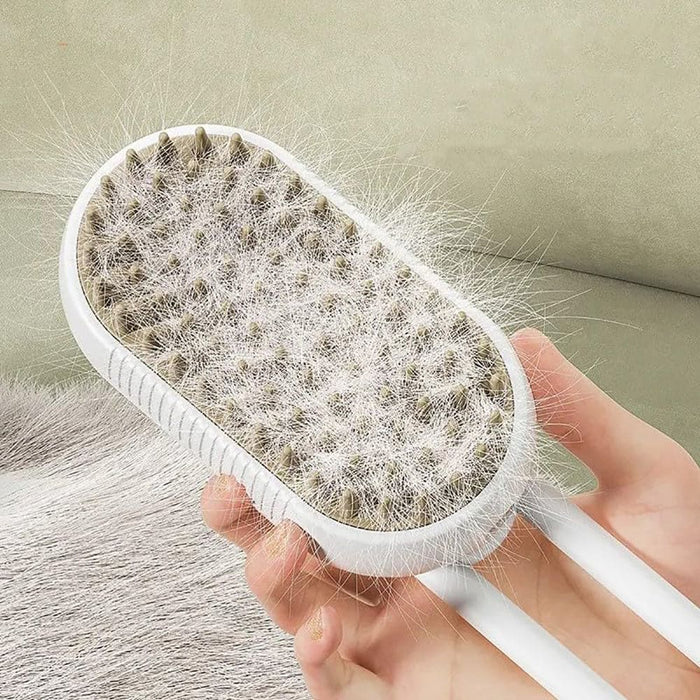 Vibe Geeks Self-cleaning Hair Removal Cat Steamy Brush