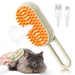 Vibe Geeks Self-cleaning Hair Removal Cat Steamy Brush