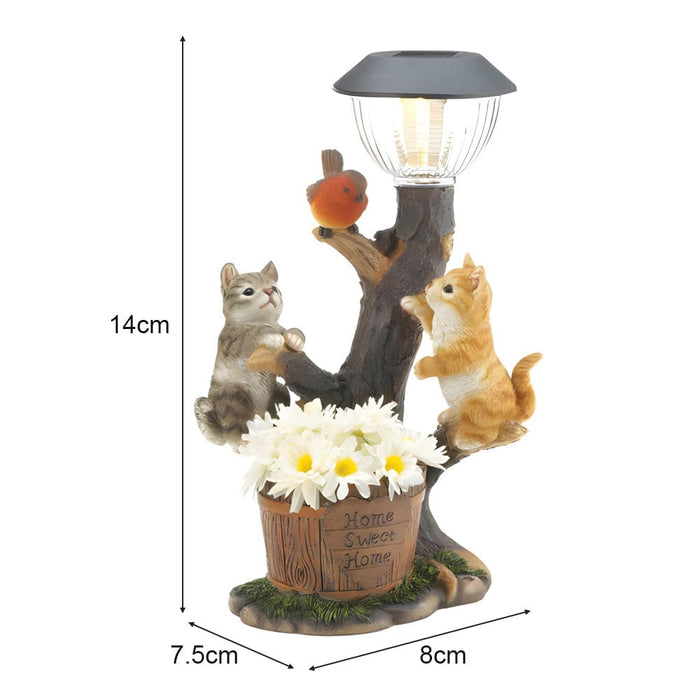 Vibe Geeks Solar Outdoor Animal Garden Backyard Decorative