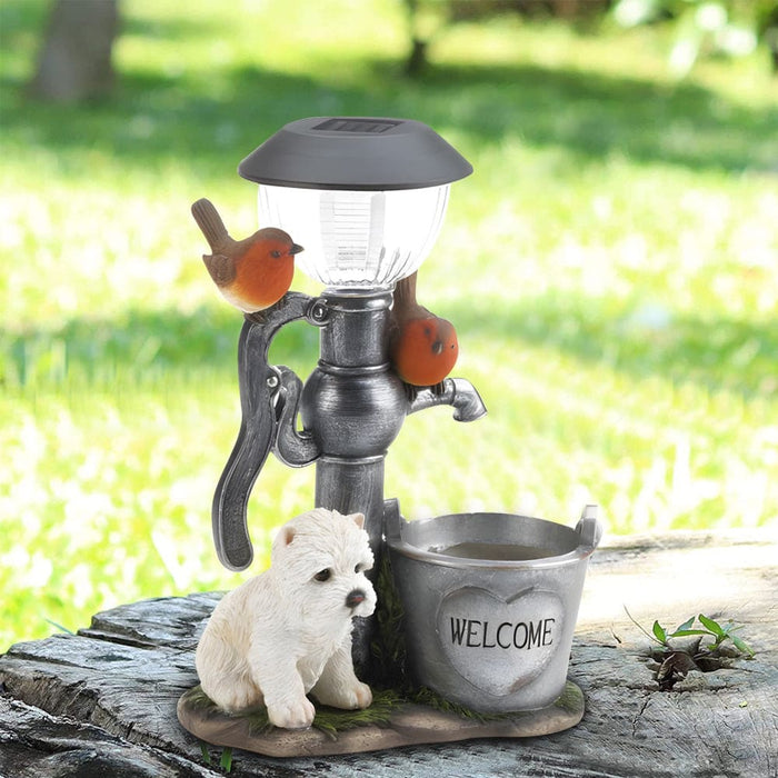 Vibe Geeks Solar Outdoor Animal Garden Backyard Decorative