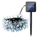 Vibe Geeks Solar Powered Flower String Lights Cherry