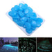 Vibe Geeks Solar Powered Glow In The Dark Garden Pebbles