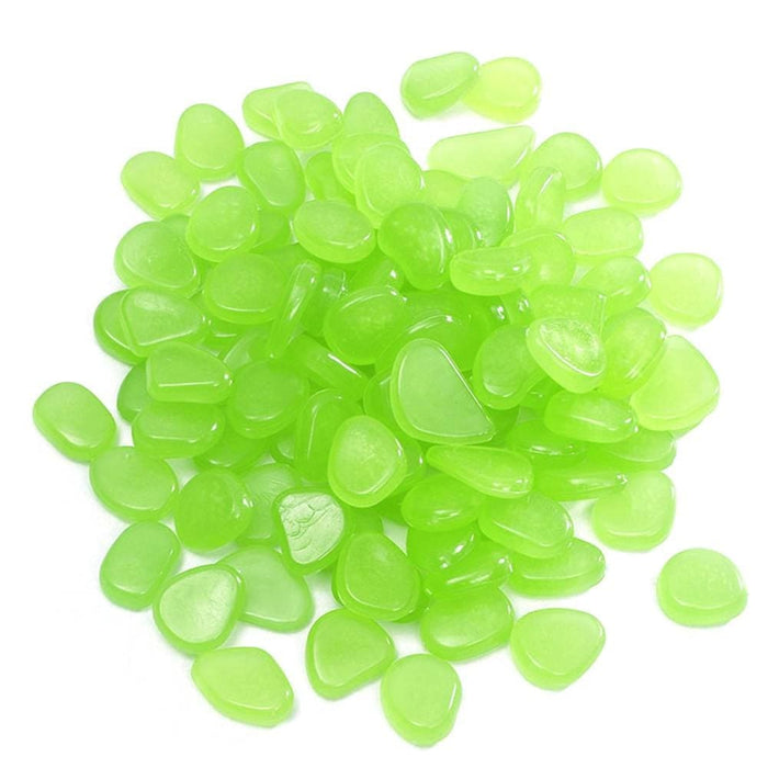 Vibe Geeks Solar Powered Glow In The Dark Garden Pebbles