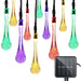 Vibe Geeks Solar Powered Outdoor Fairy Led Droplights