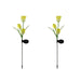 Vibe Geeks Solar Powered Tulip Flower Outdoor Garden