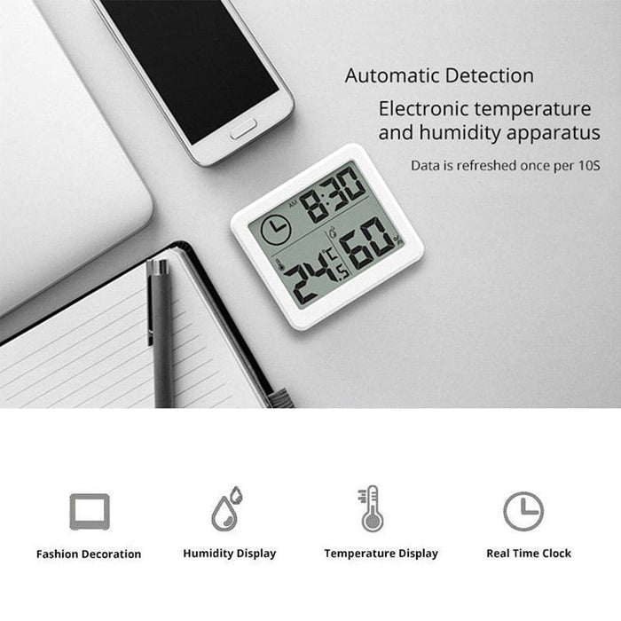 Vibe Geeks Thermometer And Humidity Monitor With 3.2‚äù