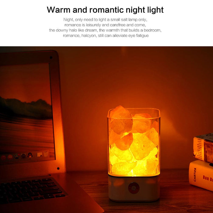 Vibe Geeks Ultrasonic Aromatherapy Himalayan Salt Lamp