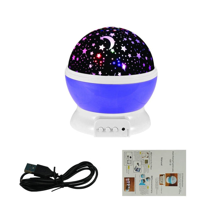 Vibe Geeks Unicorn Starry Sky Projector In 4 Colours- Usb