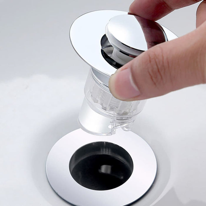 Vibe Geeks Universal Pop-up Basin Plug Drain Stopper Sewer